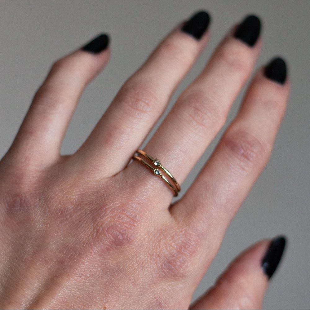 Gold Stacking Rings